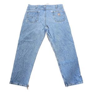 Carhartt Relaxed Fit Jeans B17-DST Mens Size 38x30 Casual Tapered Leg